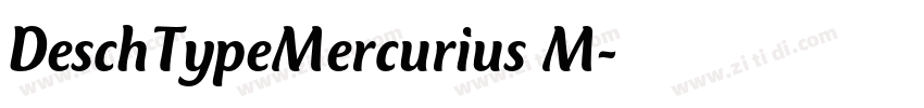 DeschTypeMercurius M字体转换